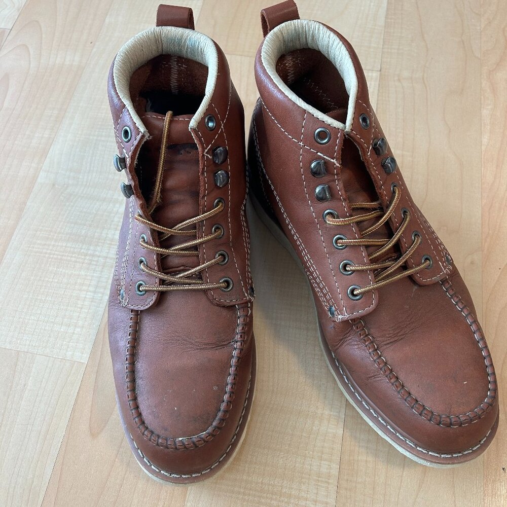 Golden Fox 6" Moc Toe Wedge Work Boots